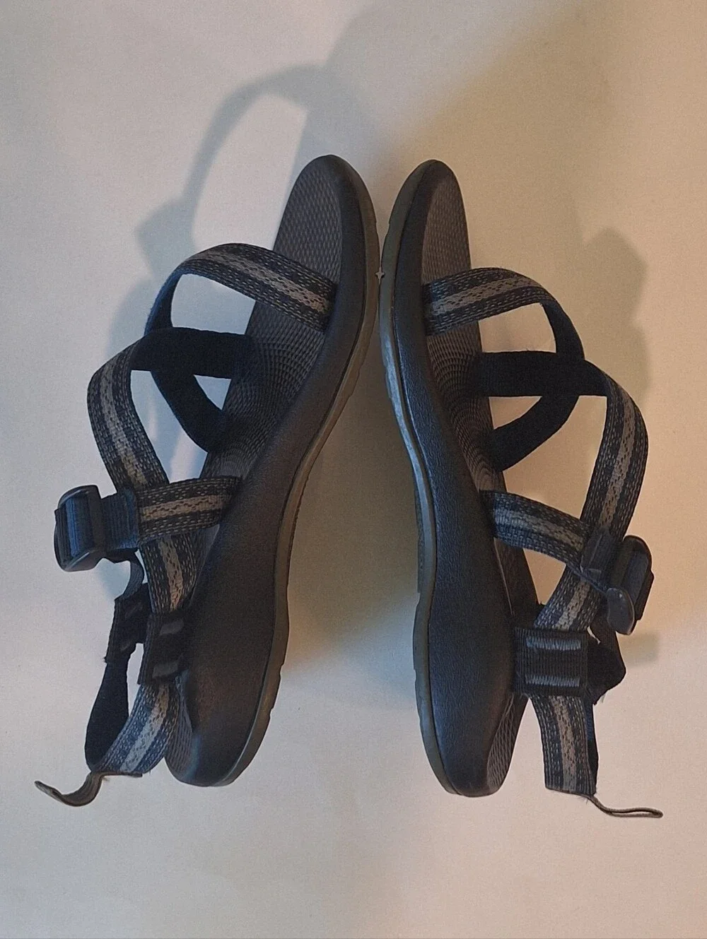 Chacos Z/1 Classic/EcoTread Unisex Size 5 Sandals Stakes Blue Gray Adj Straps